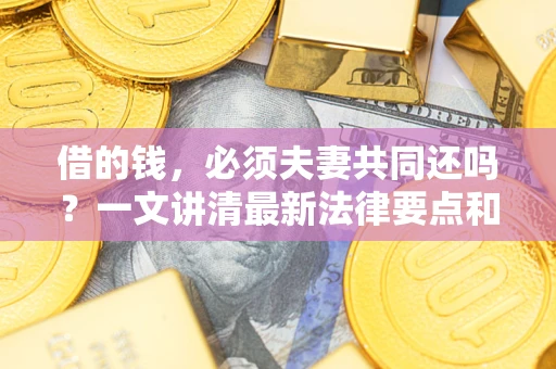 济南借的钱，必须夫妻共同还吗？一文讲清最新法律要点和避坑指南