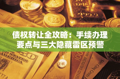 济南债权转让全攻略：手续办理要点与三大隐藏雷区预警